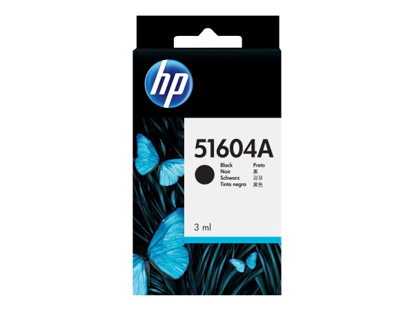 HP 51604A original Ink cartridge black standard capacity 750.000 characters 1-pack for ThInk cartridgejet and Quietjet printers