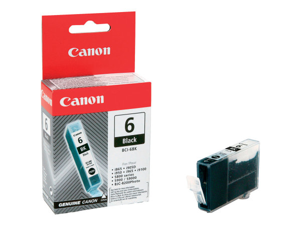 CANON BCI-6B Tinte schwarz Standardkapazität 13ml 1er-Pack