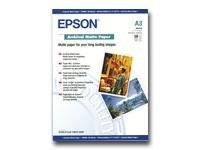 EPSON Matte archival Papier inkjet 192g/m2 A3 50 Blatt...