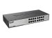 D-LINK DES-1016D 16-Port Fast Ethernet Switch 16x RJ45 10/100 Full-Duplex bis zu 200Mbit/s