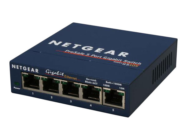 NETGEAR Gigabit Ethernet Switch 5xRJ45 10/100/1000 5port (EN)