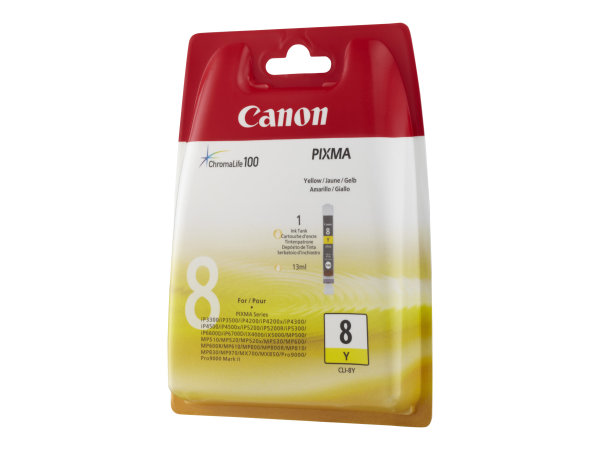 CANON CLI-8Y Tinte gelb Standardkapazität 13ml 1er-Pack