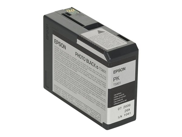 EPSON 5LB T5801 ink cartridge photo black standard capacity 80ml 1-pack