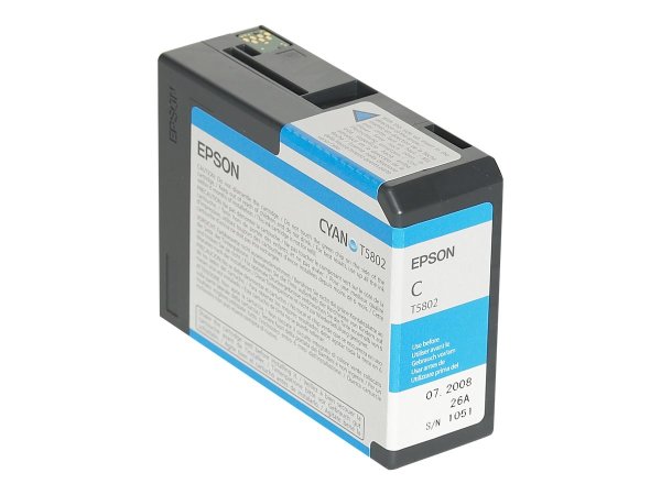 EPSON T5802 Tinte foto cyan Standardkapazität 80ml 1er-Pack