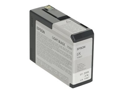 EPSON 5LB T5807 ink cartridge photo light black standard capacity 80ml 1-pack