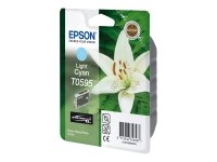 EPSON T0595 Tinte hell cyan Standardkapazität 13ml 1-pack blister ohne Alarm