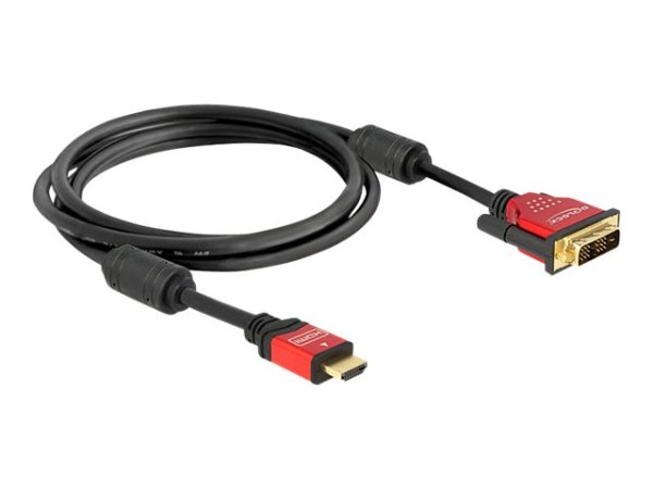 DELOCK Kabel HDMI A/DVI - 18+1 - St/St 1,8m