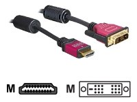 DELOCK Kabel HDMI A/DVI - 18+1 - St/St 3,0m