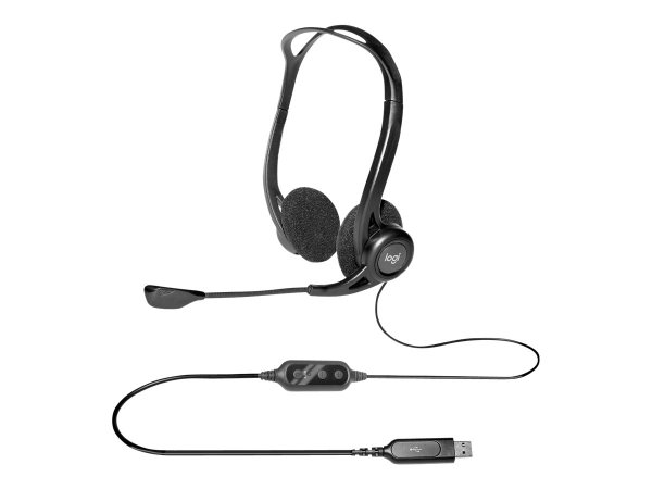 LOGITECH PC Headset 960 USB Headset on-ear wired