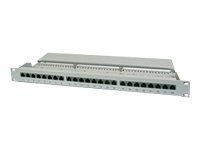 DIGITUS Patch Panel 48,3cm 19Zoll 24Port Cat6 geschirmt...