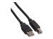 ROLINE USB 2.0 Kabel Typ A-B schwarz 0,8m