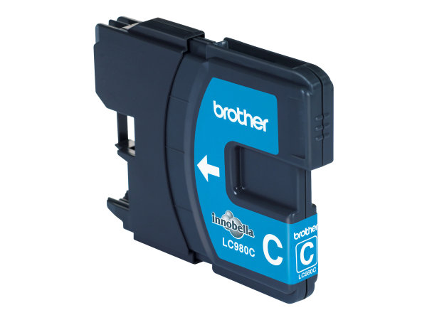 BROTHER LC980C Tinte cyan fuer DCP-145C DCP-165C -195C -365CN -375CW MFC-250C -255CW -290C -295CN