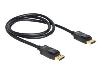 DELOCK Kabel Displayport St-St. Gold 1m