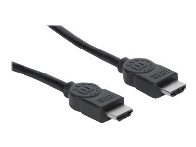 MANHATTAN High Speed HDMI Kabel HDMI 1080p Stecker auf Stecker geschirmt schwarz 10m