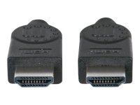 MANHATTAN High Speed HDMI Kabel HDMI 1080p Stecker auf Stecker geschirmt schwarz 10m