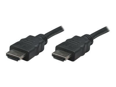 MANHATTAN High Speed HDMI Kabel HDMI 1080p Stecker auf Stecker geschirmt schwarz 7,5m