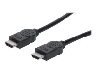 MANHATTAN High Speed HDMI-Kabel mit Ethernet-Kanal HEC ARC 3D 4K30Hz HDMI-Stecker auf HDMI-Stecker geschirmt schwarz 3m