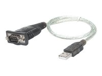 MANHATTAN USB auf Seriell-Konverter zum Anschluss eines seriellen Geräts an einen USB-Port Prolific PL-2303-Chipsatz 0,45 m