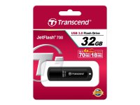 TRANSCEND JetFlash 700 32GB USB 3.0 Flash Drive 70MB/s schwarz