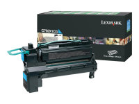 LEXMARK C792 Toner cyan Standardkapazität 20.000...