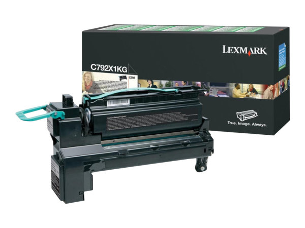 LEXMARK C792 Toner schwarz Standardkapazität 20.000 Seiten 1er-Pack return program