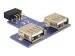 DELOCK MBz USB Pinheader Bu > 2x USB2.0-A Bu ne