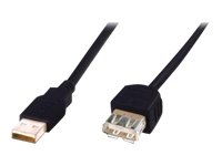 ASSMANN USB2.0 Verlaengerungskabel 1,8m USB A/M zu A/F...