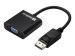 SANDBERG Adapter DisplayPort-VGA. Konvertiert DisplayPort Ausgang zu VGA Ausgang.