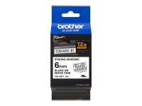 BROTHER P-Touch TZE-S211 schwarz auf weiss 6mm extra gluey