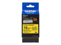 BROTHER P-Touch TZE-S641 schwarz auf gelb 18mm extra gluey