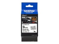 BROTHER P-Touch TZE-FX221 schwarz auf weiss 9mm