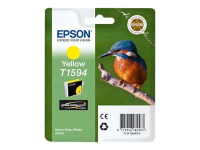 EPSON T1594 Tinte gelb Standardkapazität 1-pack blister ohne Alarm Stylus Foto R2000