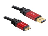 DELOCK Kabel USB 3.0 rot A > micro-B 2.0m