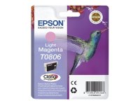 EPSON 1LB T0806 ink cartridge light magenta standard capacity 7.4ml 685 pages 1-pack blister without alarm