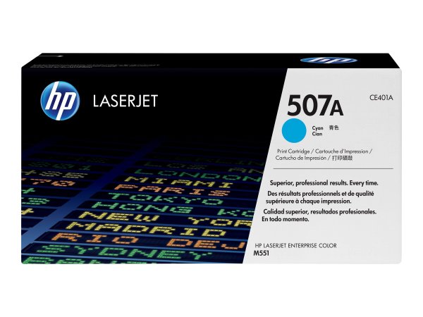 HP 507A original original Toner cartridge CE401A cyan standard capacity 6.000 pages 1-pack