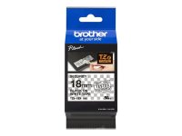 BROTHER P-Touch TZE-SE4 schwarz auf security weiss textile 18