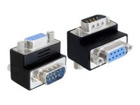 DELOCK Adapter Sub-D 9Pin St/Bu 90 gewinkelt