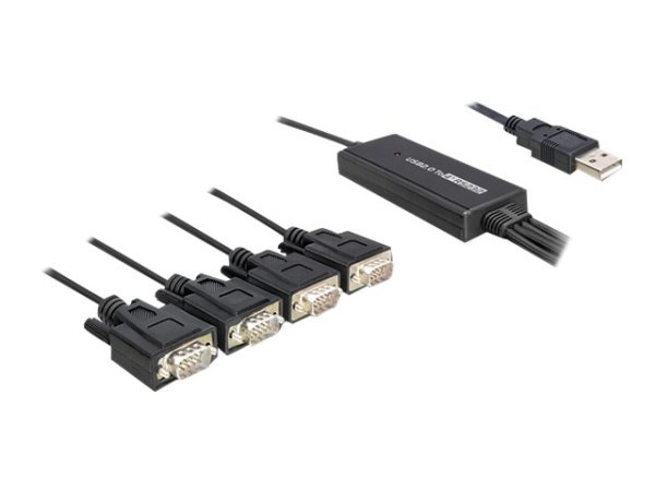 DELOCK USB 2.0 Seriell 4x9 Pin St