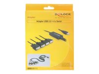 DELOCK USB 2.0 Seriell 4x9 Pin St