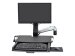 ERGOTRON StyleView Sit-Stand Combo mit Ablageflaeche Wandmontage LCD bis 61cm 24Zoll bis 14,5kg. Anhebung bis 64cm