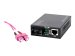 DIGITUS Fast Ethernet Medienkonverter SC 10/100Base-TX zu 100Base-FX wandelt drahtbasierte in Glasfasersignale bis 2Km multimode