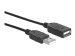 MANHATTAN Hi-Speed USB 2.0 Verlängerungskabel USB 2.0 Typ A Stecker - Typ A Buchse 480 Mbps 1,8m Schwarz