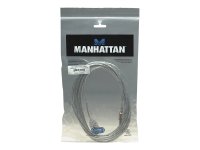 MANHATTAN Hi-Speed USB 2.0 Verlängerungskabel USB 2.0 Typ A Stecker - Typ A Buchse 480 Mbps 3m Silber