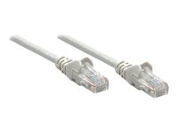 INTELLINET Netzwerkkabel Cat6 U/UTP CCA Cat6-kompatibel RJ45-Stecker/RJ45-Stecker 10,0 m grau