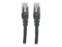 INTELLINET Netzwerkkabel Cat6 U/UTP CCA Cat6-kompatibel RJ45-Stecker/RJ45-Stecker 2,0 m schwarz