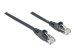 INTELLINET Netzwerkkabel Cat6 U/UTP CCA Cat6-kompatibel RJ45-Stecker/RJ45-Stecker 2,0 m schwarz