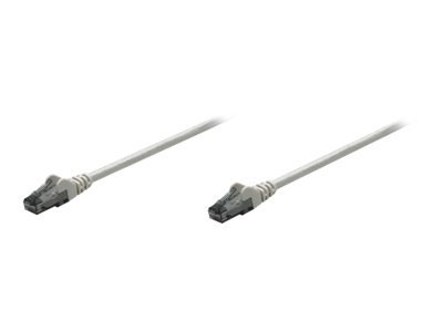 INTELLINET Netzwerkkabel Cat6 U/UTP CCA Cat6-kompatibel RJ45-Stecker/RJ45-Stecker 2,0 m grau