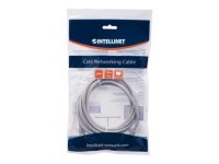 INTELLINET Netzwerkkabel Cat6 U/UTP CCA Cat6-kompatibel RJ45-Stecker/RJ45-Stecker 2,0 m grau