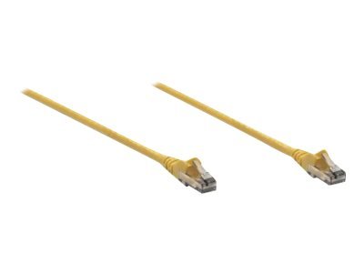 INTELLINET Netzwerkkabel Cat6 U/UTP 2,0m  Gelb RJ-45 Stecker / RJ-45 Stecker Vergoldete Kontakte Polybeutel