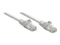 INTELLINET Netzwerkkabel Cat6 U/UTP CCA Cat6-kompatibel RJ45-Stecker/RJ45-Stecker 5,0 m grau